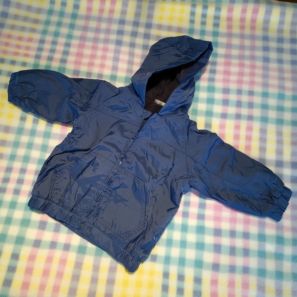 CHEROKEE ♡ Navy Long Sleeve Zip Hooded Soft Warmly Lined Coat Jacket 3-6M - Picture 15 of 16
